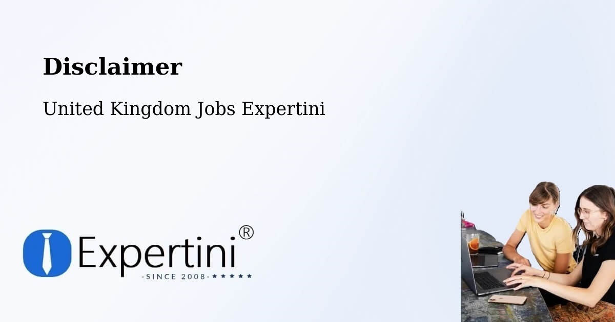 Disclaimer – Chirk - United Kingdom Jobs Expertini